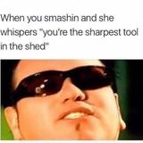 You bust you L on her forehead